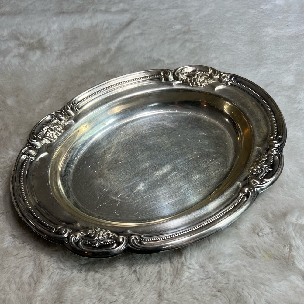 Newport silverplated plate YB735 platter
